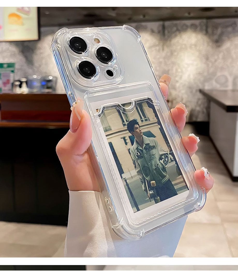 Phone case with built-in card holder for iPhone 17 15/11 /16/15ProMax/14Pro/16Pro/13 - TikTok Singapore