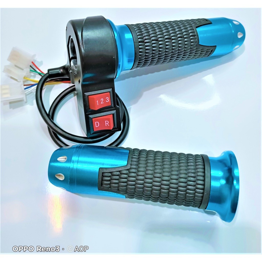 ebike throttle with DR drive reverse and 3 speed button, pack with ...
