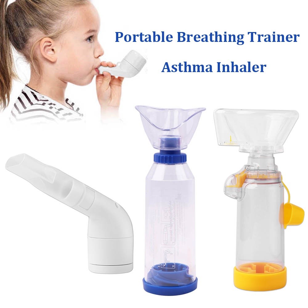 Silicone Aerosol Chamber Asthma Inhaler Spacer Device With Breathing ...