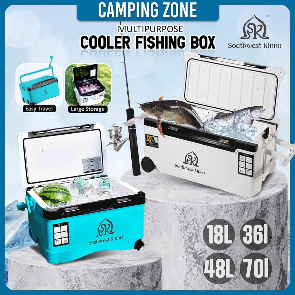 Southwest Kinno Cooler Box Camping ice Box Bekas Ais Batu Fishing ...