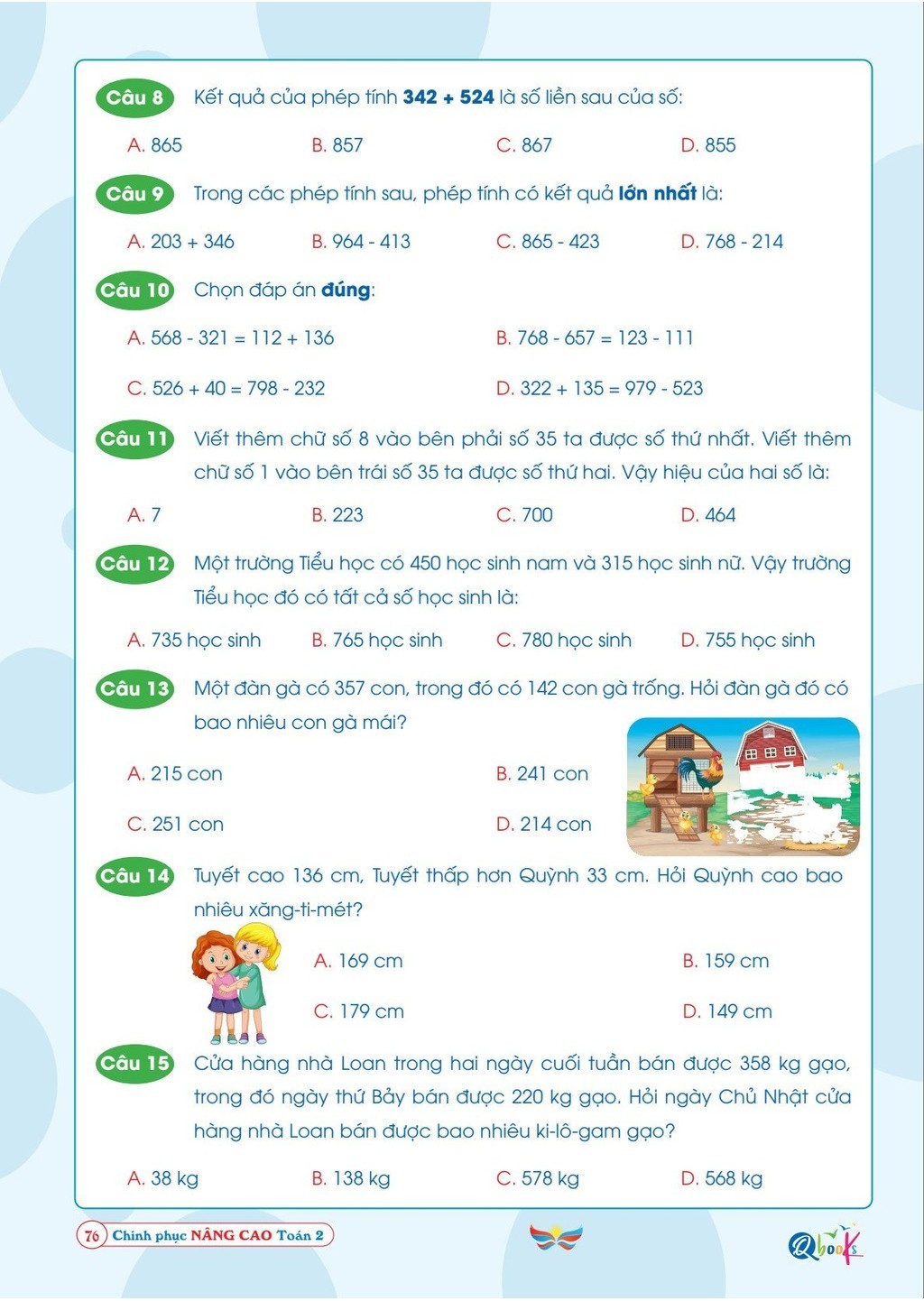 Book - Conquer Advanced Math Grade 2 - Kite Wings - Whole year (1 Book ...