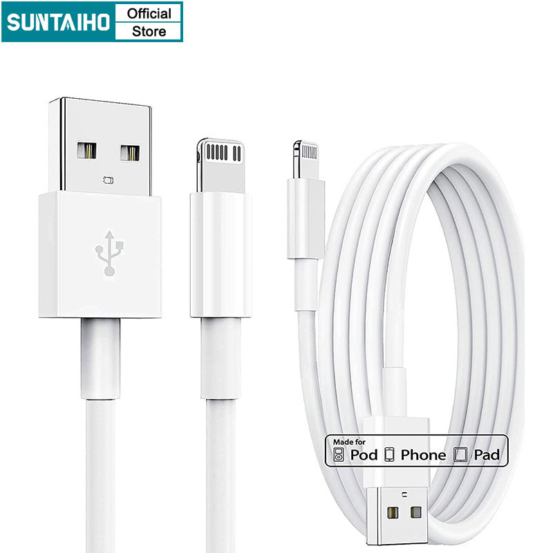 Suntaiho Charger Cable Original 2.4A 1M 2M Charging USB To Lightning