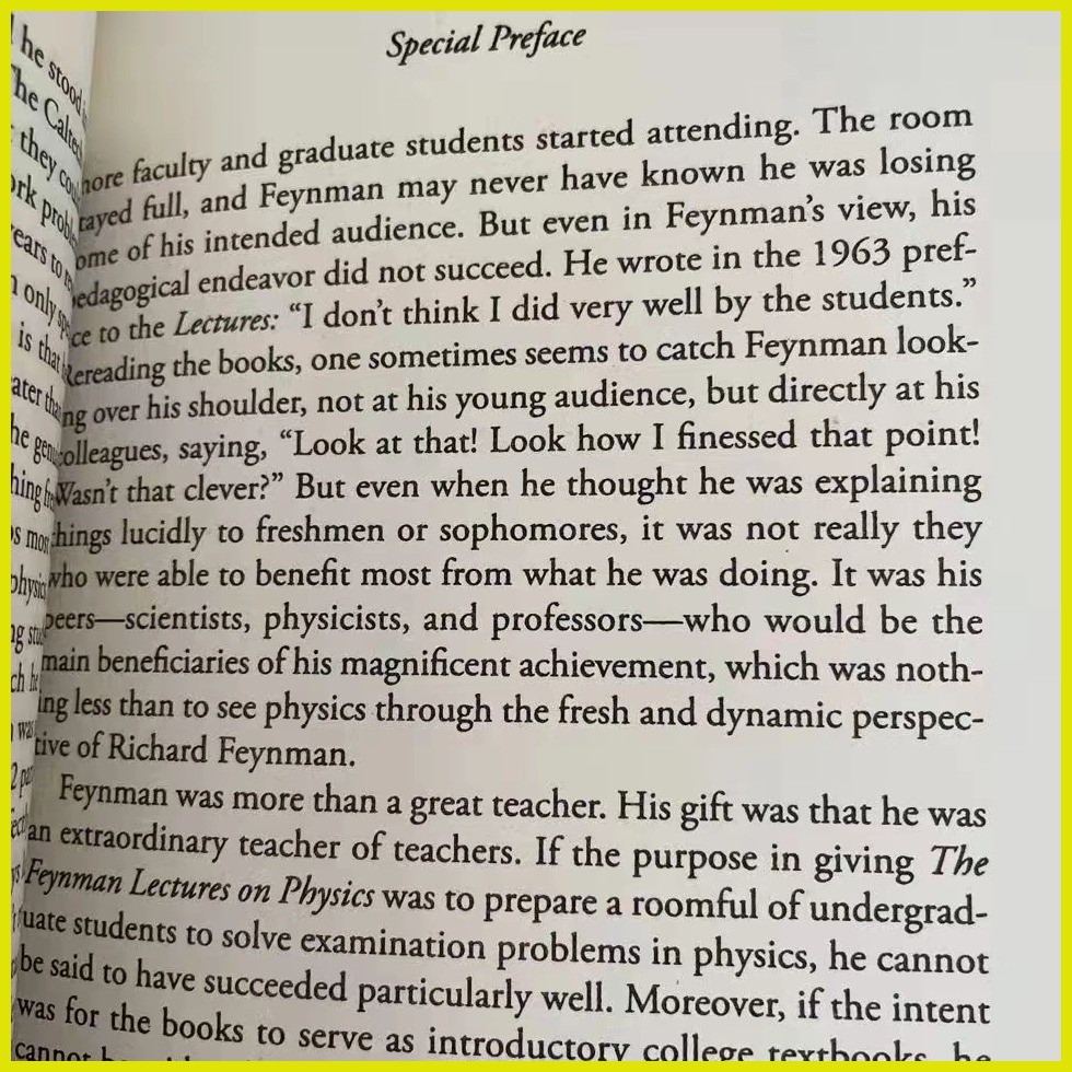 Six Easy Pieces Essentials of Physics Explained by Its Most Brilliant