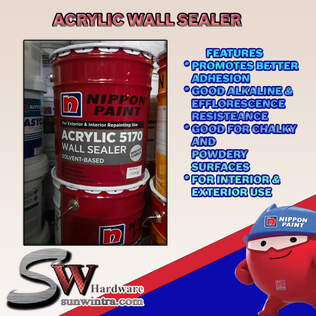 1L Nippon 5170 Wall Sealer Nippon Sealer 5170 Nippon Acrylic 5170 Wall ...