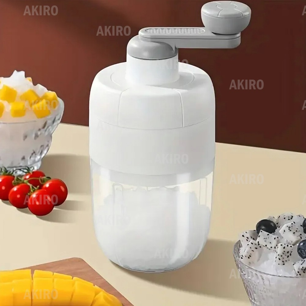 AKIRO ABC Ice Shaver Machine FREE Ice Mold Manual Ice Crusher Smoothie