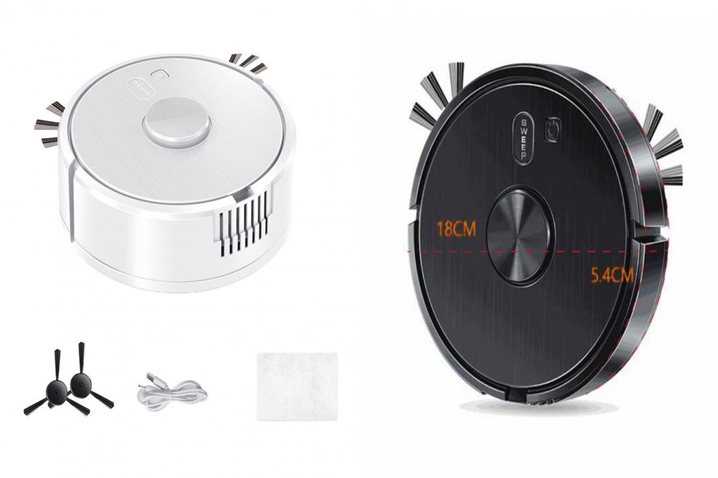 Start Robot Vacuum Compact Robotic Vacuum Powerful and Quiet