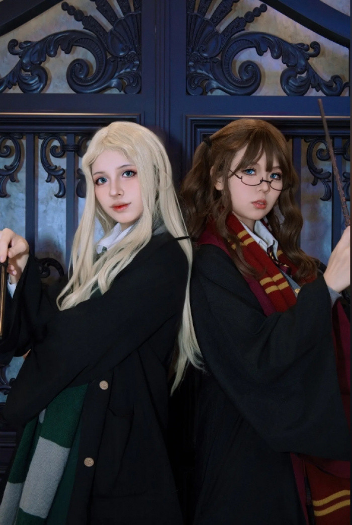 (Stok Ada)Promotion Hogwarts Wizard Robe Costume Graduation Cloak(ADULT ...