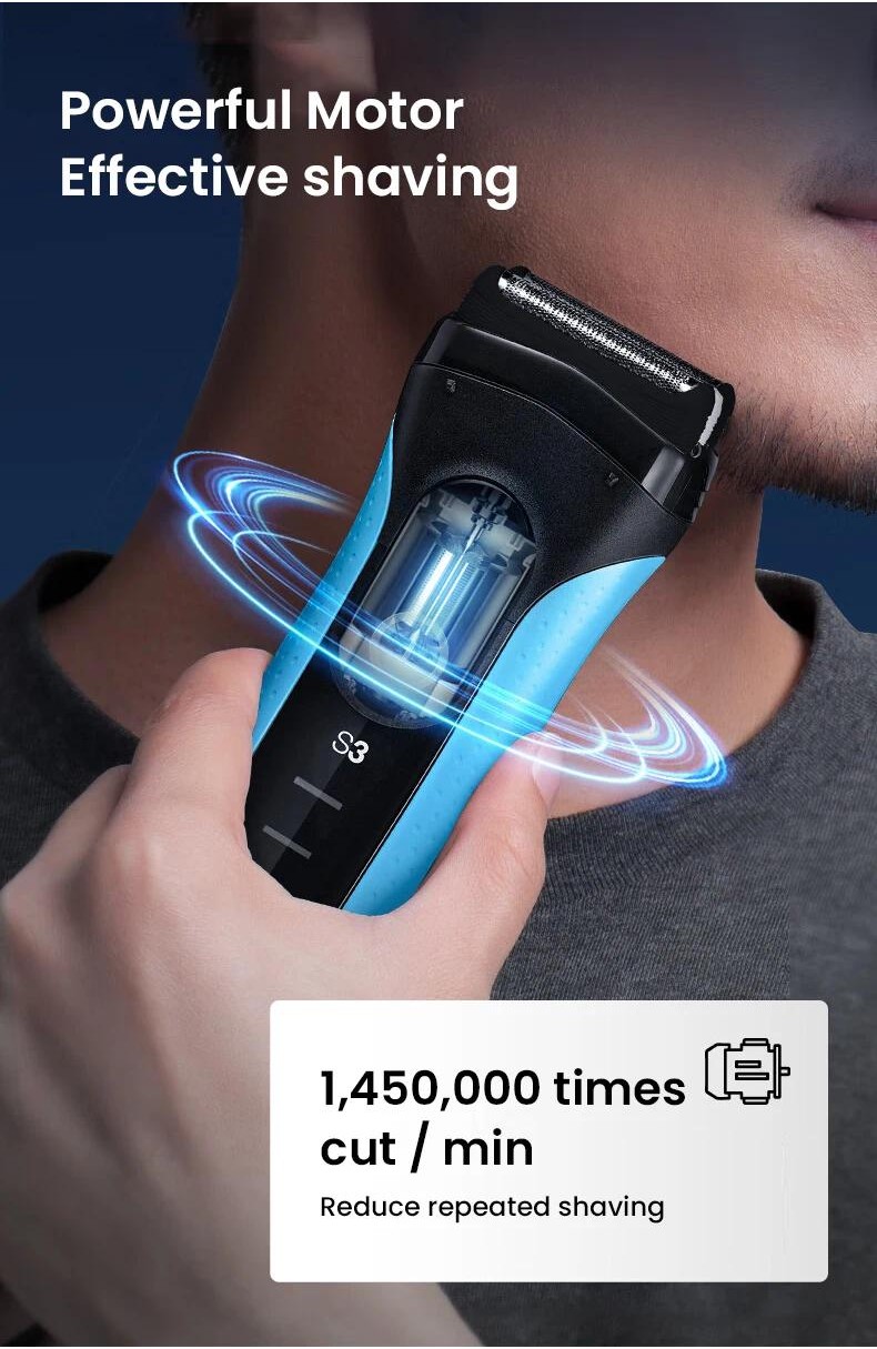 Braun Electric Shaver 3010s Close Shave Smooth Skin for Men Electric ...