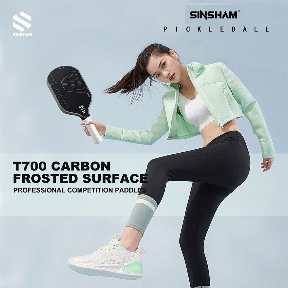 Hot Pressing SINSHAM 16MM Pickleball Paddles T700 Carbon Fiber ...