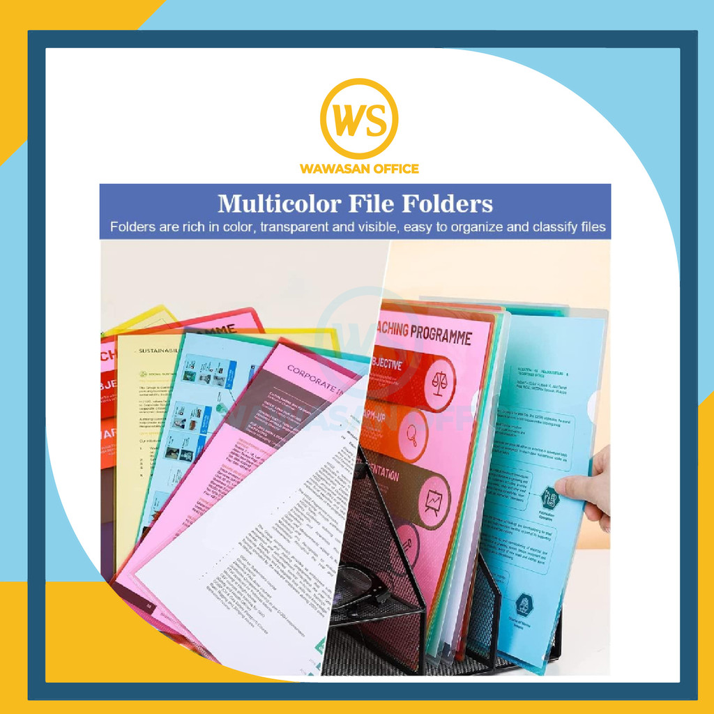 Flexoffice L Shape File Folder / Document File / Transparent File A4 ...