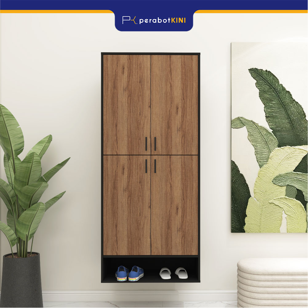 [FREE INSTALLATION]Como Home Roven Wall Mount Shoe Rack Cabinet Rak ...
