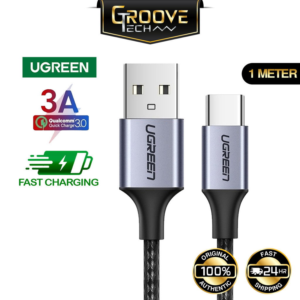UGREEN USB A To Type C Cable 18W 3A Apple CarPlay Android Auto Fast ...
