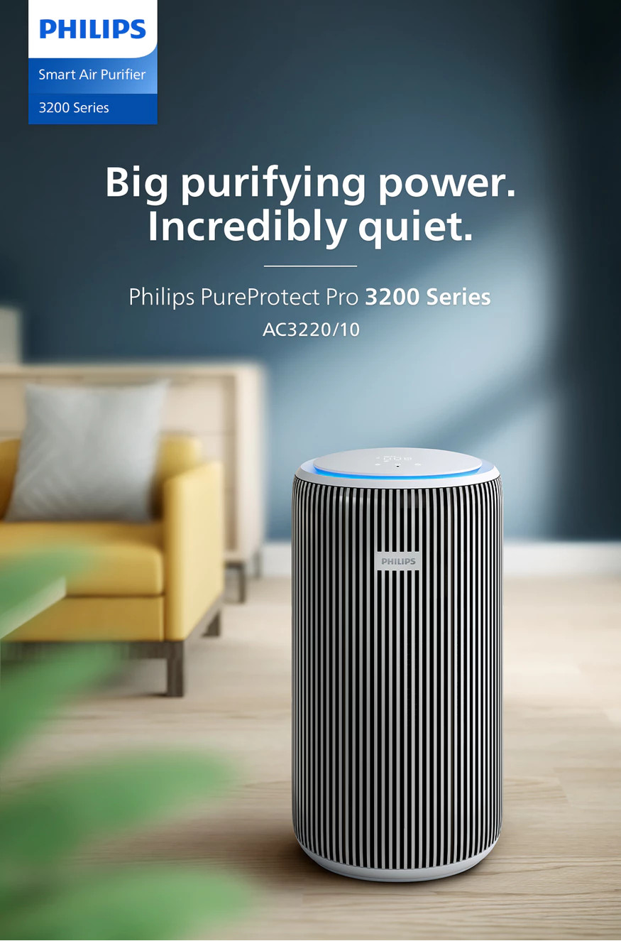 Philips Smart Air Purifier Air Cleaner AC3220/10 AC3220 | Shopee Malaysia