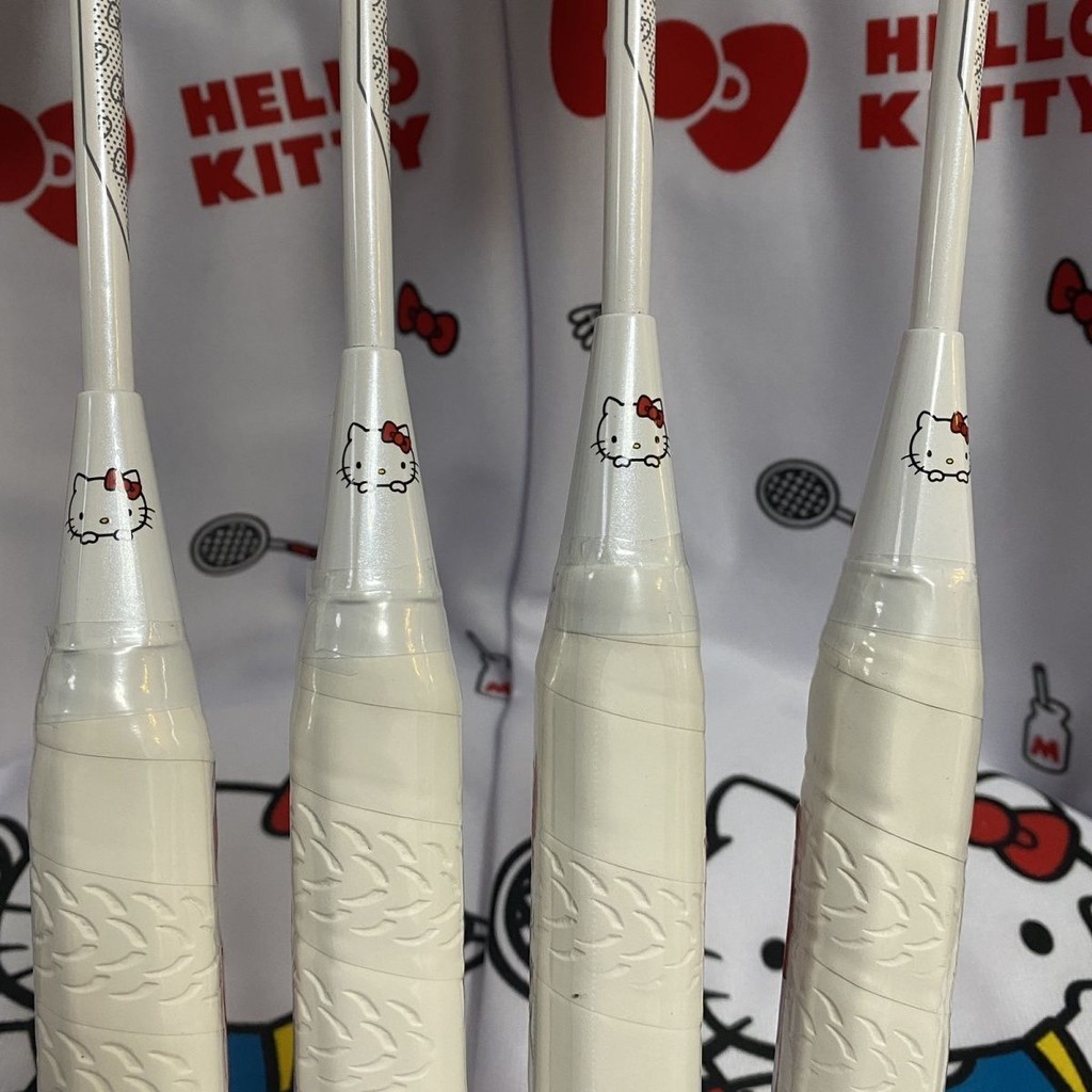 Authentic KT Cat HelloKitty Badminton Racquet Ultra Light 4u Single ...