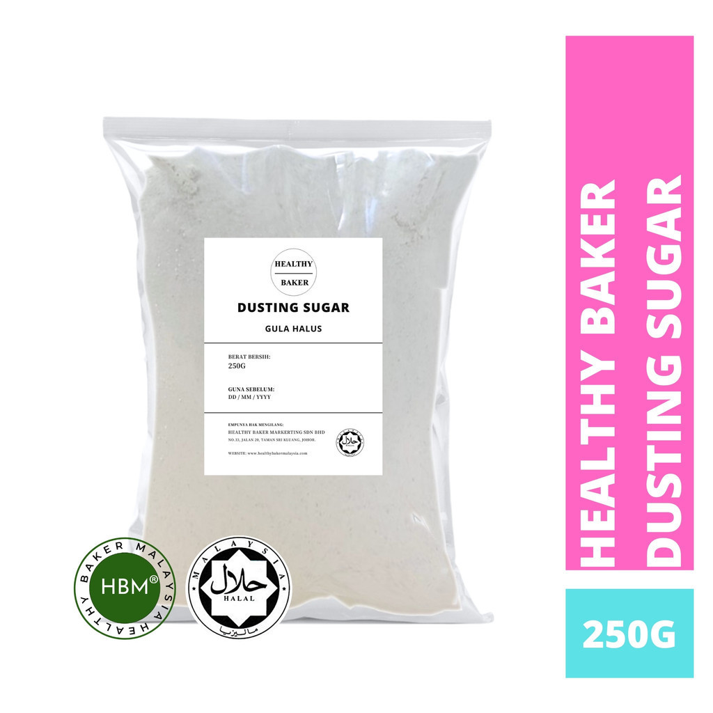 Dusting Sugar Halal 250g, 500g, 1kg /Snow Powder/Donut Dusting/Salutan ...