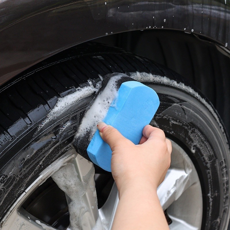 Car Sponge Block Pad - Multi-Purpose, Square - Durable, Non Scratch ...