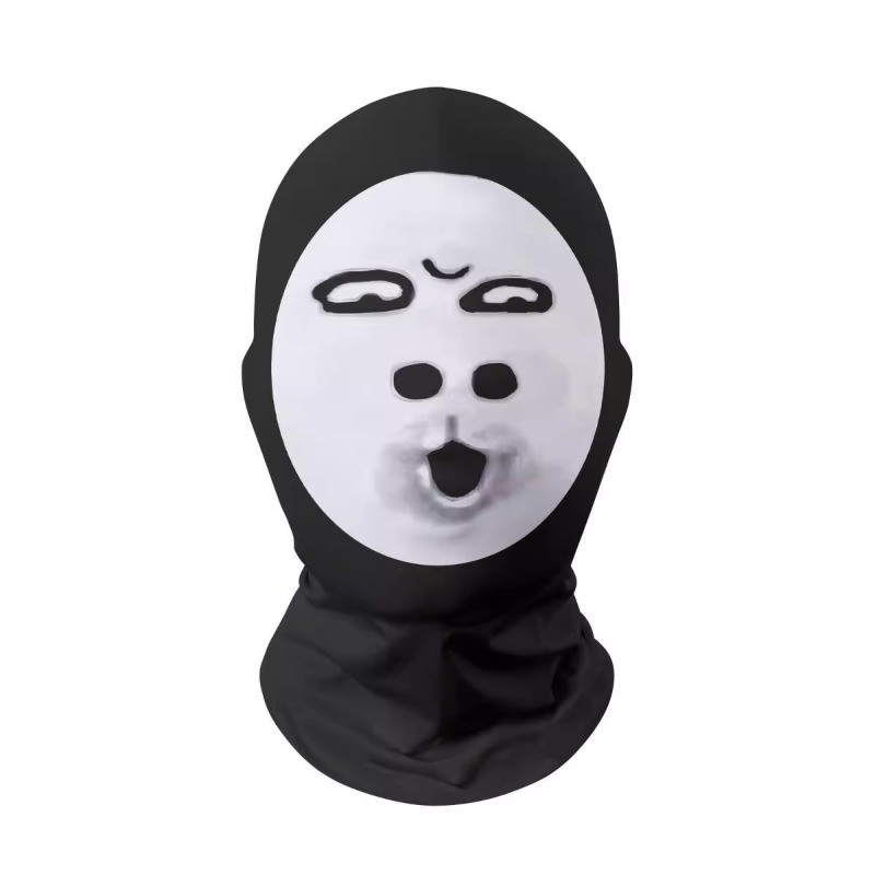 New emoji headgear funny mask funny face dress up spoof mask tricky ...