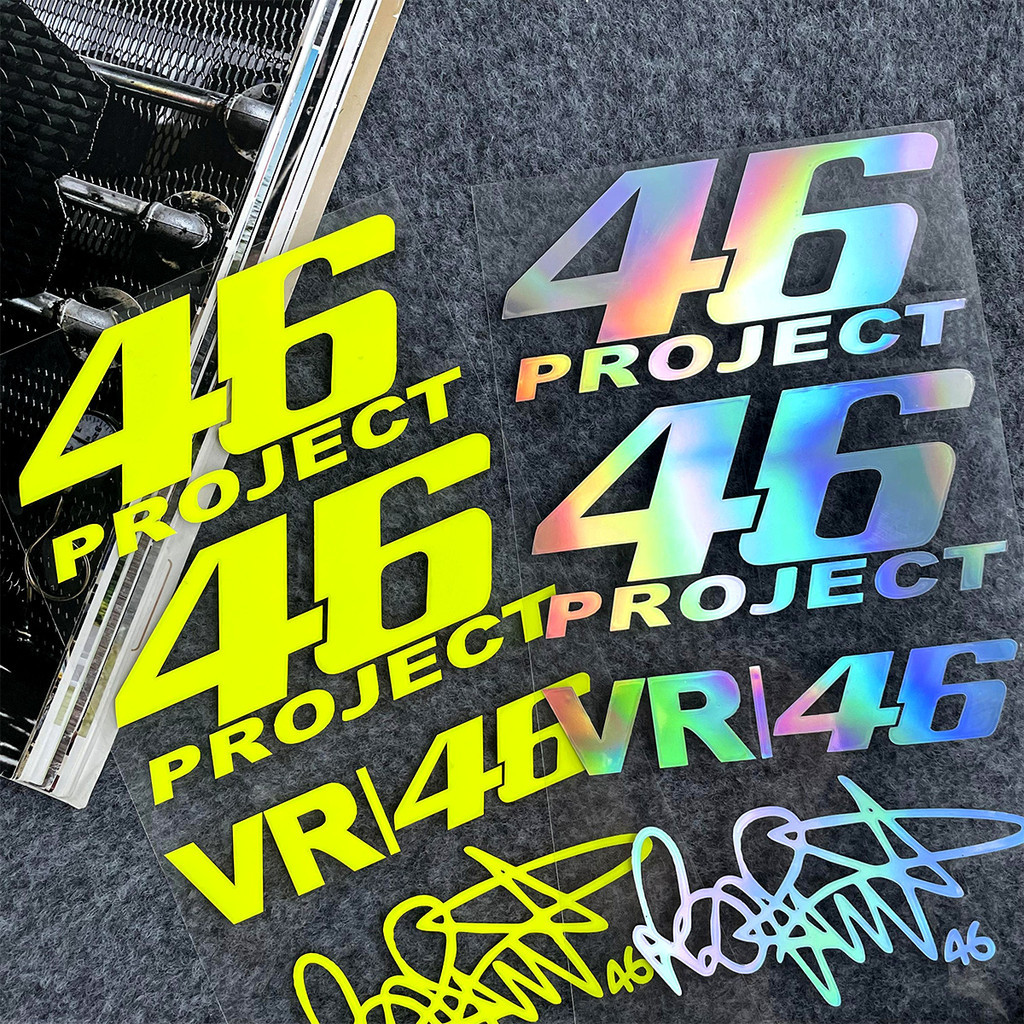 46 ROSSI Motorcycle Accessories Helmet Kyt Bike Car Sticker for Yamaha ...