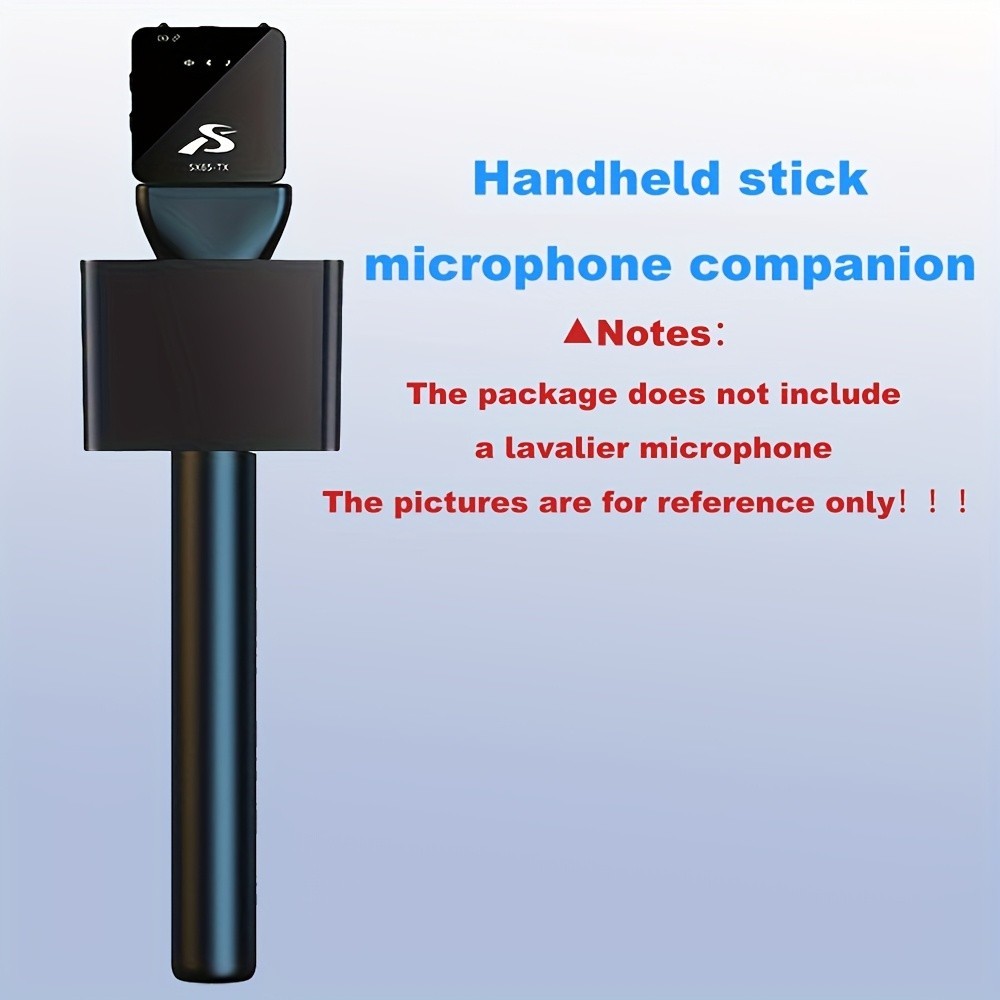 Wireless Lavalier Mic Handle for DJI RODE Microphones Adjustable ...