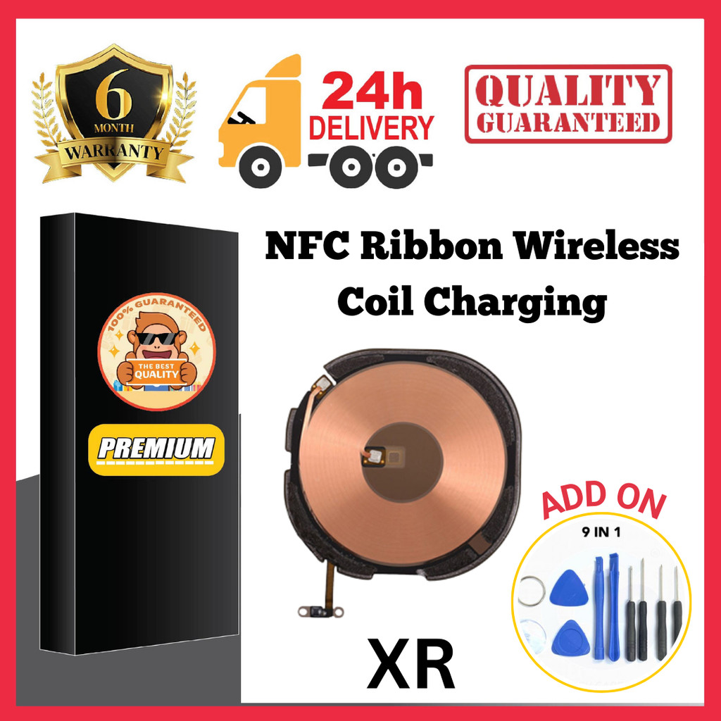 NFC Pengecas Tanpa Wayar 14, 11, XR NFC Ribbon Wireless Coil Charging ...