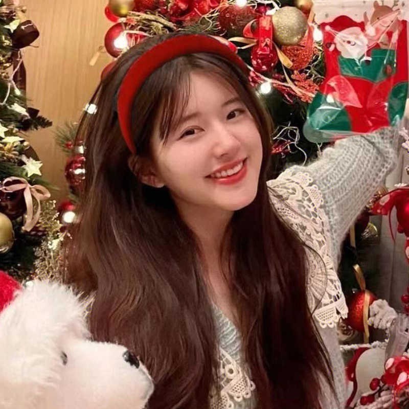 Christmas Headband Cute Xmas Holiday Candy Cane Lollipop Hairband Red White Stripe Hair Hoop Headpiece Party Favor Gift For Women Girls