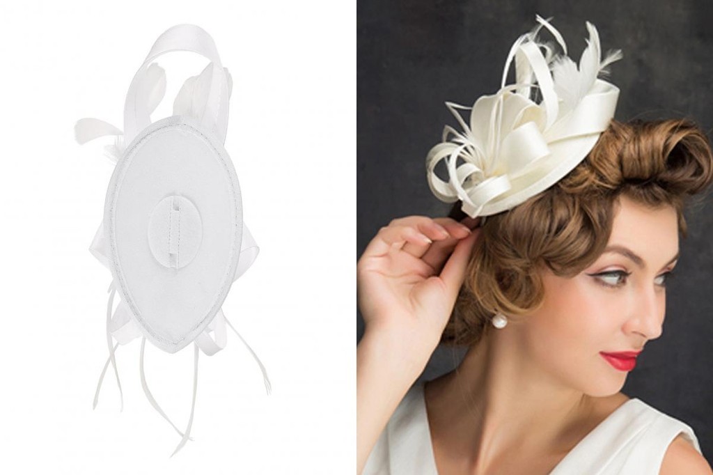 Adult Women's Retro Lurex Fascinator Hair Clip main image 1