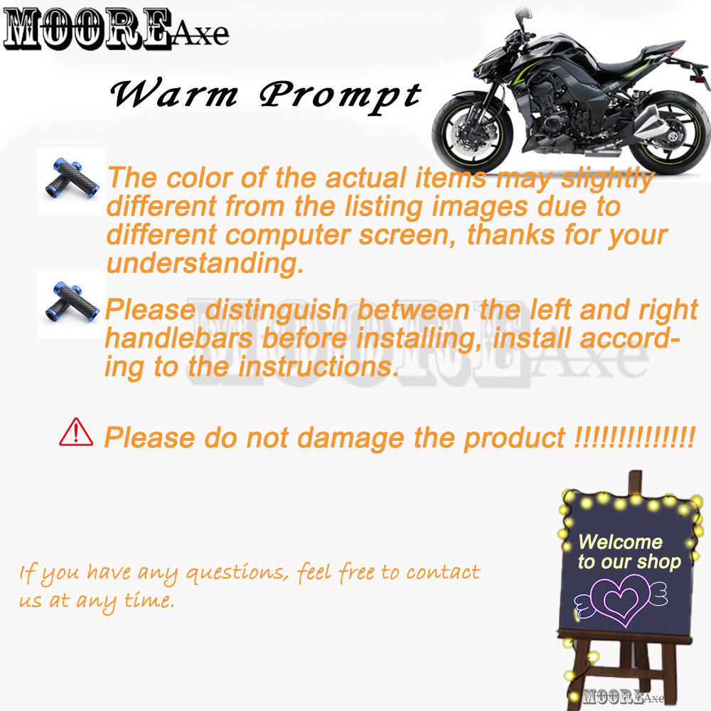 Mooreaxe Motorcycle Handle Grip CNC Aluminum Alloy For Honda Rebel 300