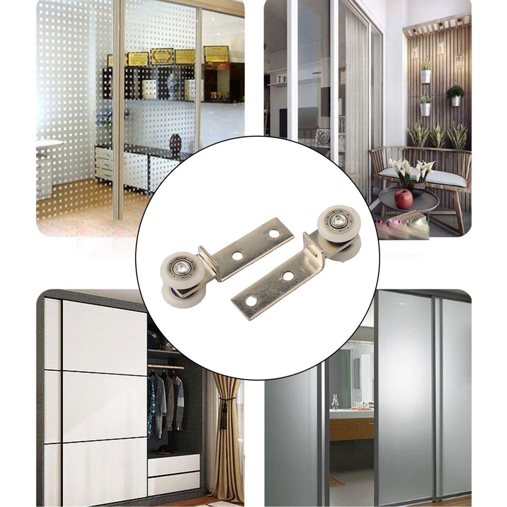 【HDS01】Sliding Door Pulley Hanging Track Pulley Block for Smooth ...
