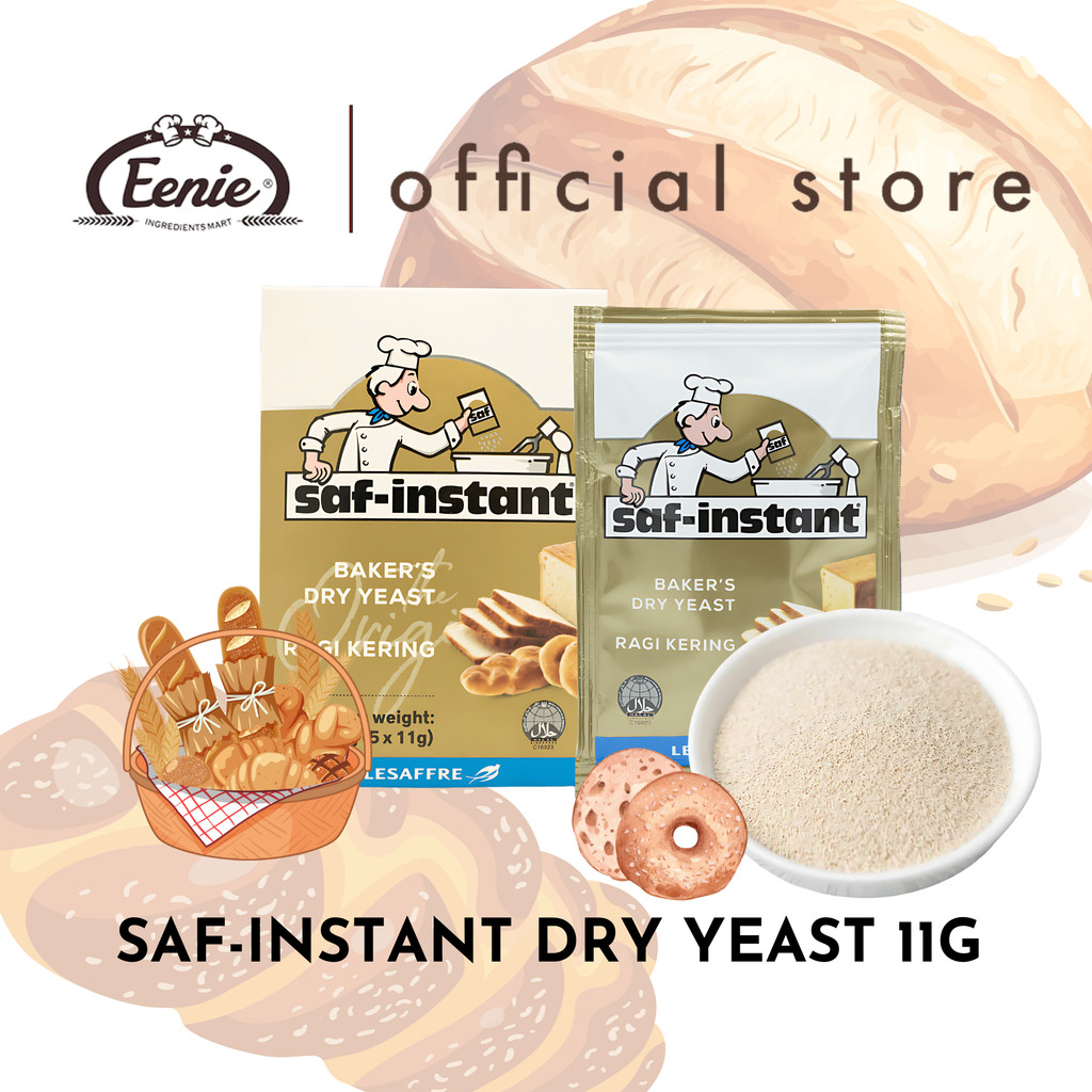 SAF INSTANT YEAST | BAKER'S DRY YEAST | 11G | Shopee Malaysia