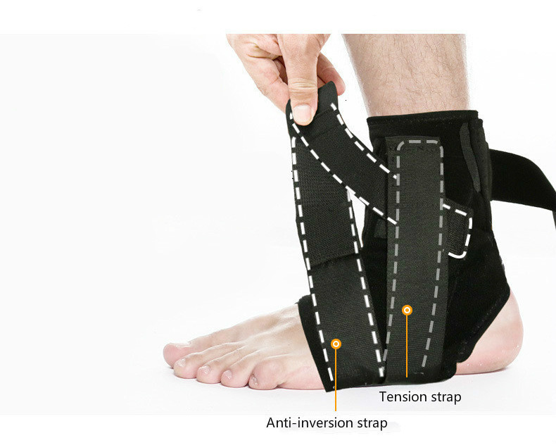 Fitness Ankle Brace Protector Foot Ankle Support Wrap For Fracture Gym