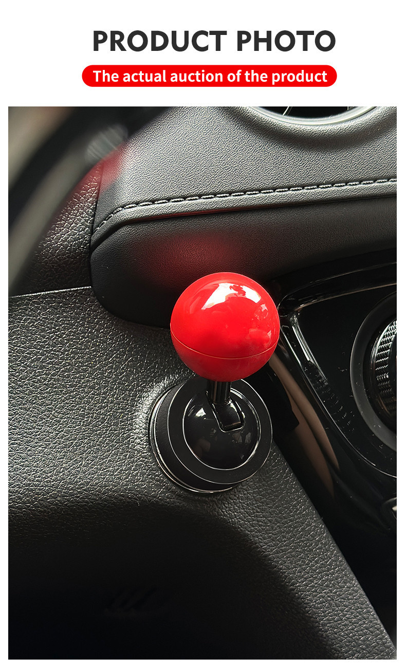 Metal Car One-button Start Lever Ignition Engine Push Button Bar ...