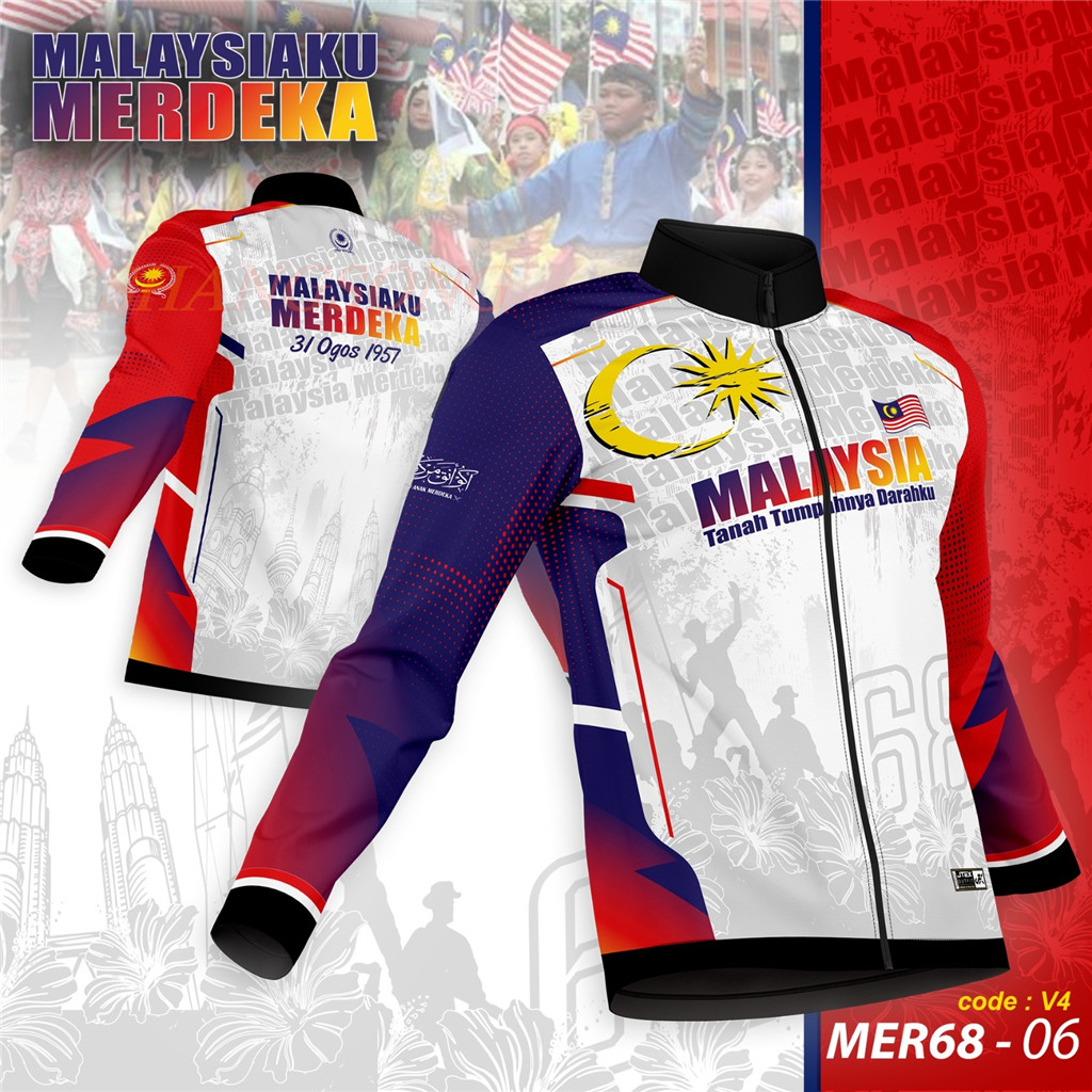 [FREE CUSTOM]Merdeka 68 baju JACKET merdeka 2025 JACKET MALAYSIA ...