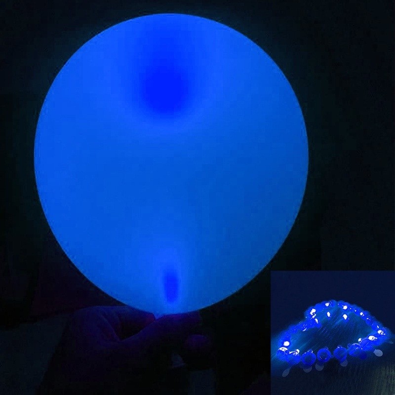 Mini Round Ball Flash Lamps / 10Pcs LED Tumbler Balloon Lamp / Colorful ...