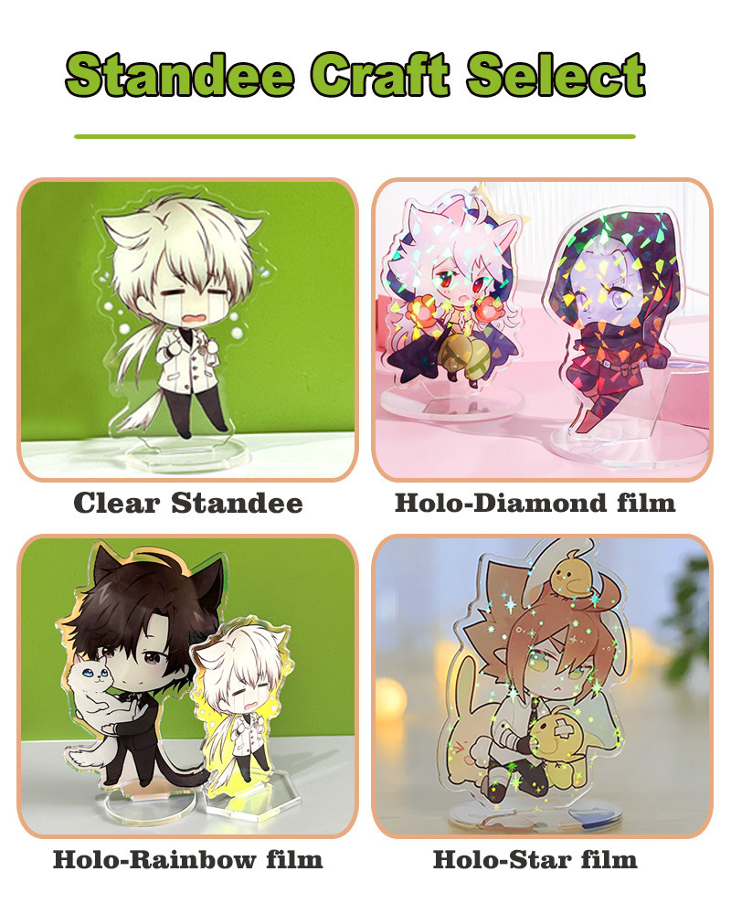 Custom Figure Standee Clear Acrylic Stand Cartoon Charm Game Anime ...