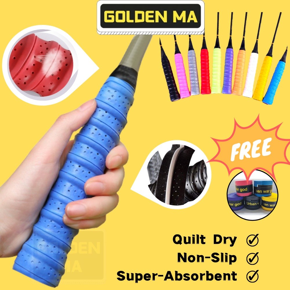 Racket Grip Tape Badminton Grip Anti Slip Absorb Sweat Multi-use Tennis ...