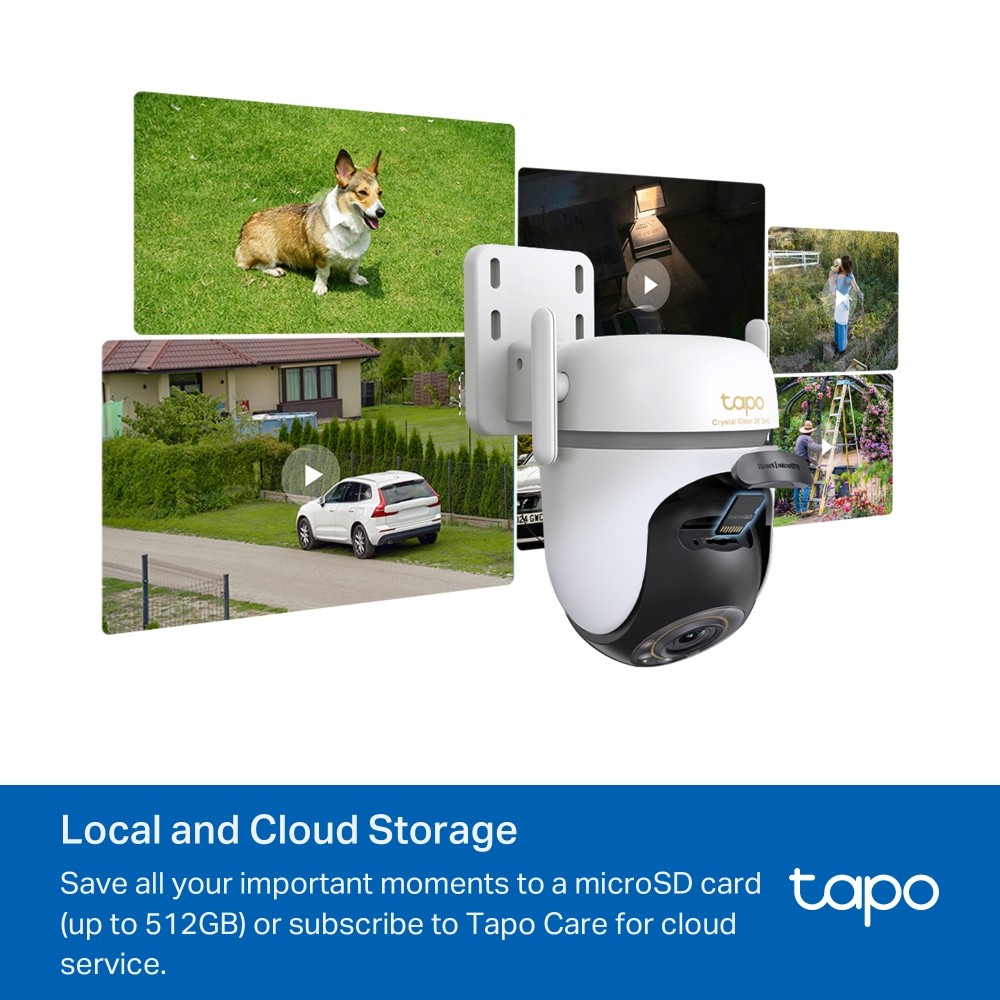 TP-Link Tapo TC43 3K 5MP Outdoor CCTV | 3K HD, AI Detection, 360° Pan ...