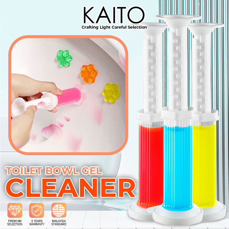 Toilet Bowl Cleaning Jelly Aromatic Push Type Lasting Gel Cleaner ...