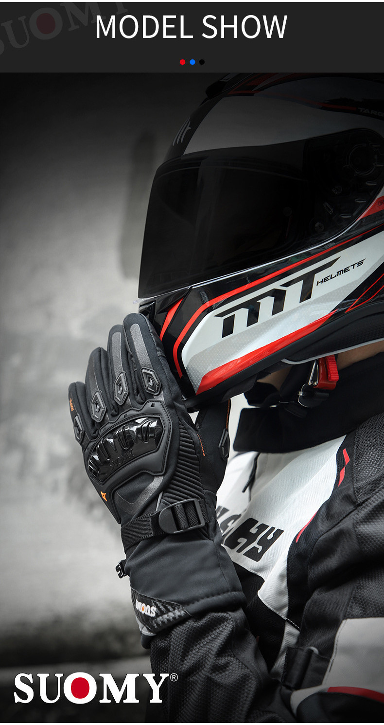 Motorcycle Gloves with Touchscreen Winter for Men Warm Motorcycle ...