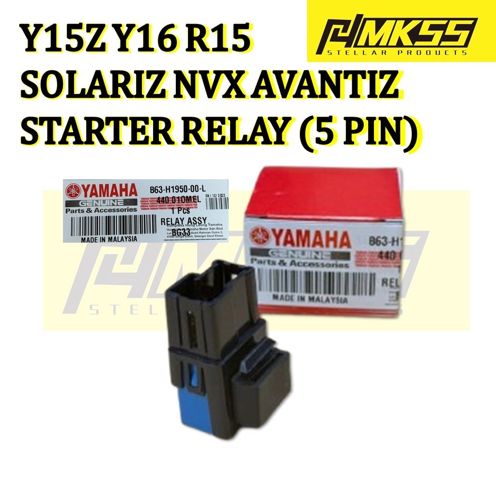 9696 YAMAHA AVANTIZ STARTER RELAY ( 5 pin) 5 PIN ASSY EGO SOLARIZ Y15 ...