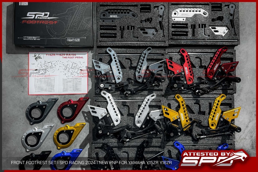 Single Footrest SPD /// SP-FR2 Y15 Y16 EXCITER 150 155 PNP Racing ...