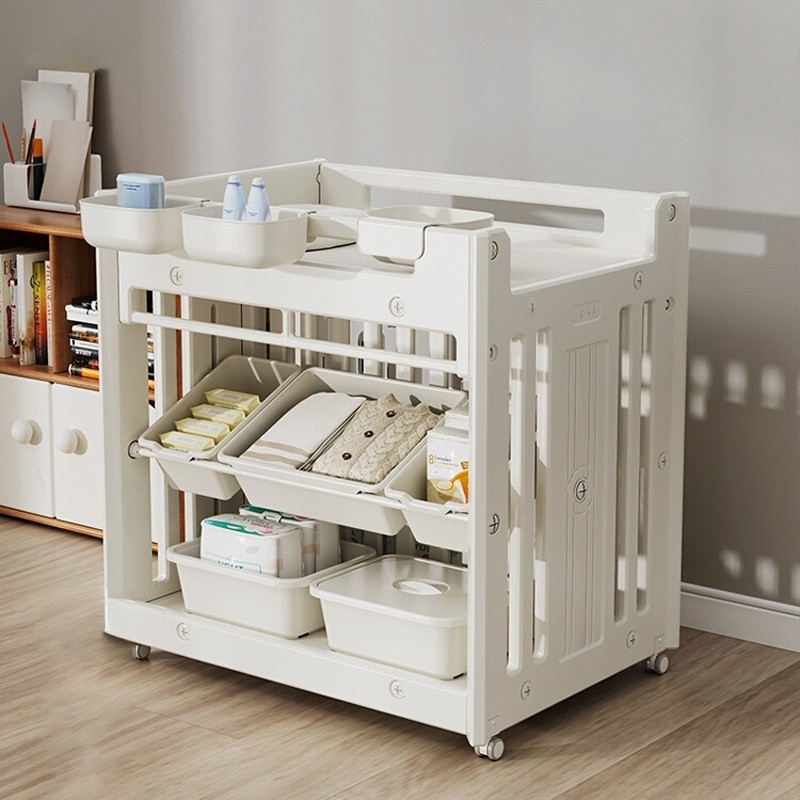 COC Rack Baby Storage COC Box Table Multi Functional Mobile Diaper ...