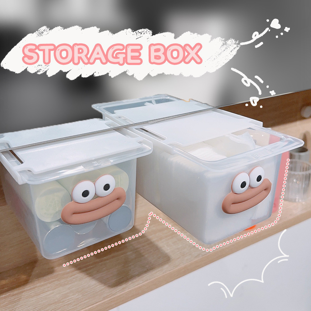 [ Featured ] Pull-out Clear Storage Box - Sundries Storing Case - Under ...