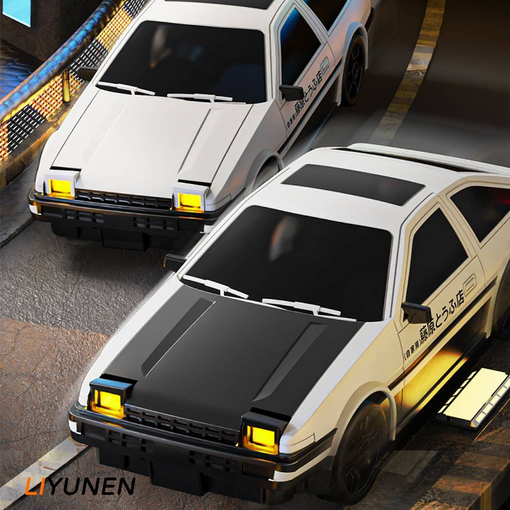 AE86 RC Foldable Lamp Drift Car Toy 4WD Proportional Throttle ...