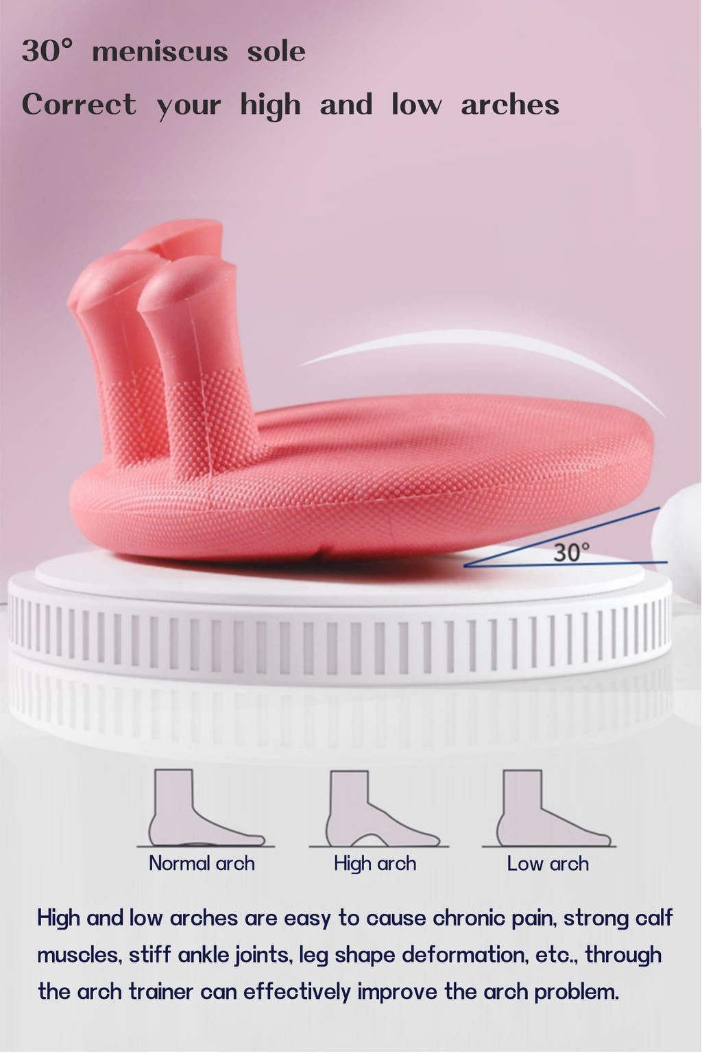 Foot toe arch trainer improves thumb valgus deformity Adult split-toe ...