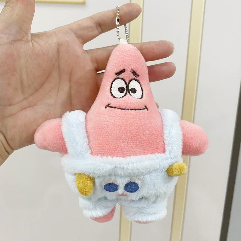 SpongeBob SquarePants Cute Patrick Star Plush Pendant Keychain | Shopee ...