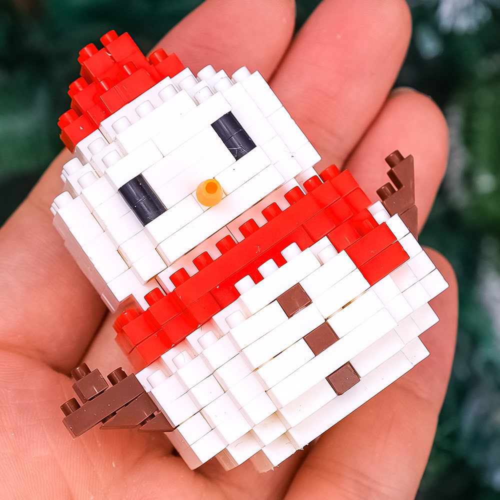 Santa Claus Reindeer Puzzle Assembling Block - Children DIY Christmas ...