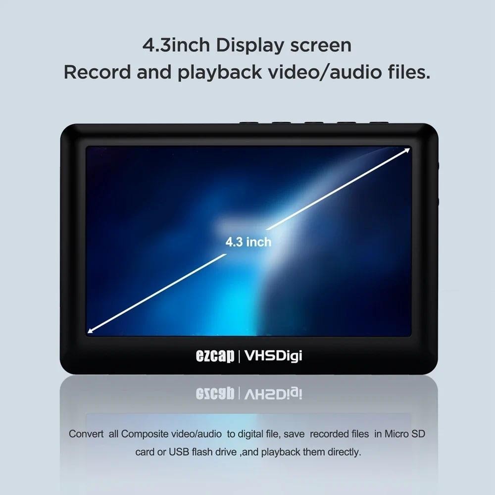 Ezcap180 RCA AV Recorder VHS Digitizer Analog Video To Digital Video ...