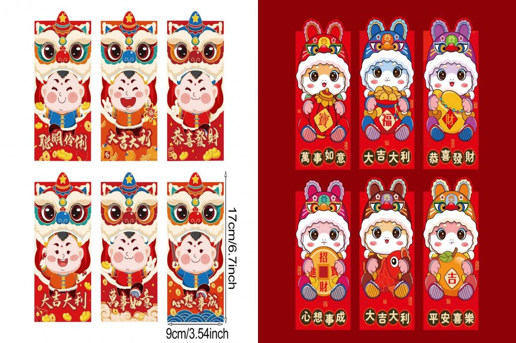 【Ready stock】 Year of the Snake Envelopes Traditional Envelope Designs ...