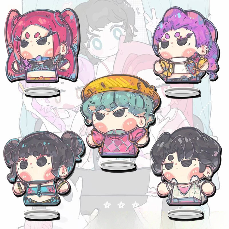 Standee Kpop Huntrix Cartoon Derpy Saja Boys Acrylic Standing Plates ...