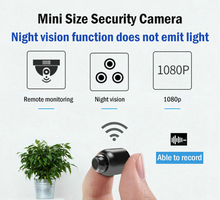 [Anti-theft/Mini/HD]Popular Home Cat-Eye Camera Home Security 4K Wide ...